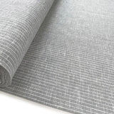 Linen Cotton Blend Dress Fabric Grey White Stripe Dont Be Noisy Bolt 93923300 A873 44Af 8Bae Ea8Df3Ea9907