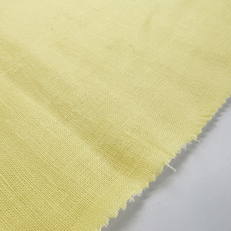 Linen Lemon Sorbet Fabric