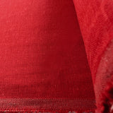 Linen mix scarlet red dress fabric roll