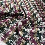 Linton Dior Wren Pink Wool Deadstock Ex Designer Tweed Coating Fabric