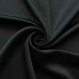 Liquid Black Polyester Satin Crepe Black Dress Fabric Drape Close Up Fabric Photo