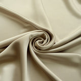 Liquid Champagne Satin Polyester Dress Fabric Cud