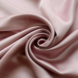 Liquid Pink Satin Polyester Dress Fabric Cud