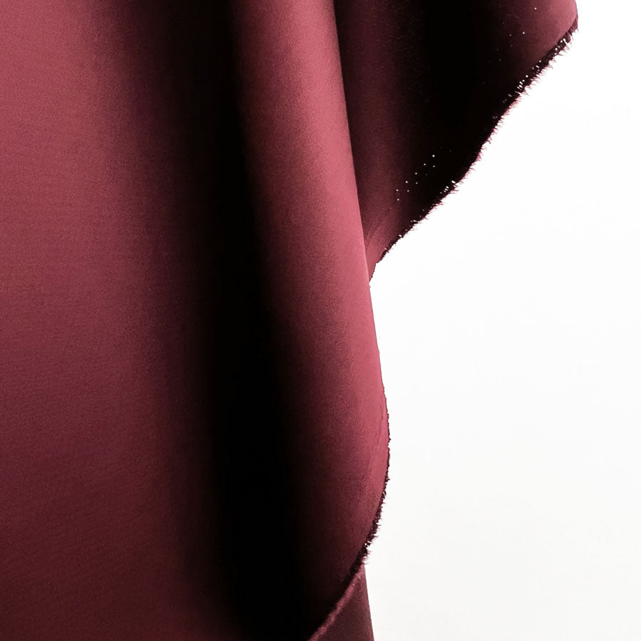 Liquid Wine Datin Polyester Dress Fabric Hang