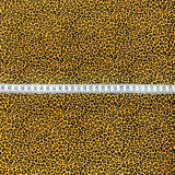Little Leopard Ochre Soft Knitted Viscose Elastane Jersey Ojutie Dress Craft Fabric Scale Fabric Photo