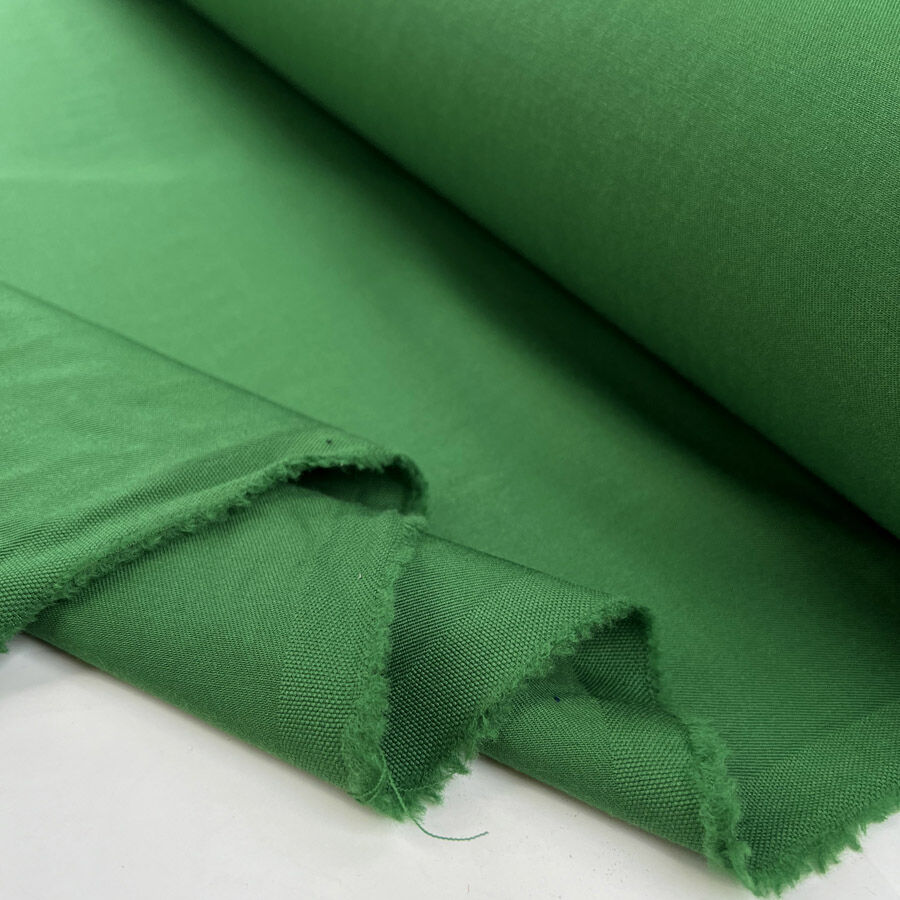 Lombardy Green Wool Italian Twill Weave Suiting Fabric Fold