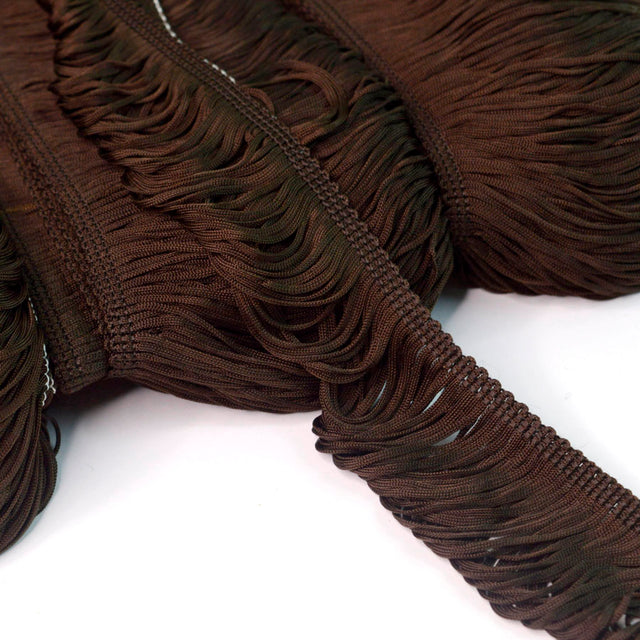 Loop Fringe Trim Edging Brown Sewing Craft Fabric Cu