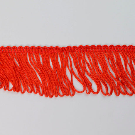 Loop Fringe Trim Edging Red Sewing Craft Fabric S