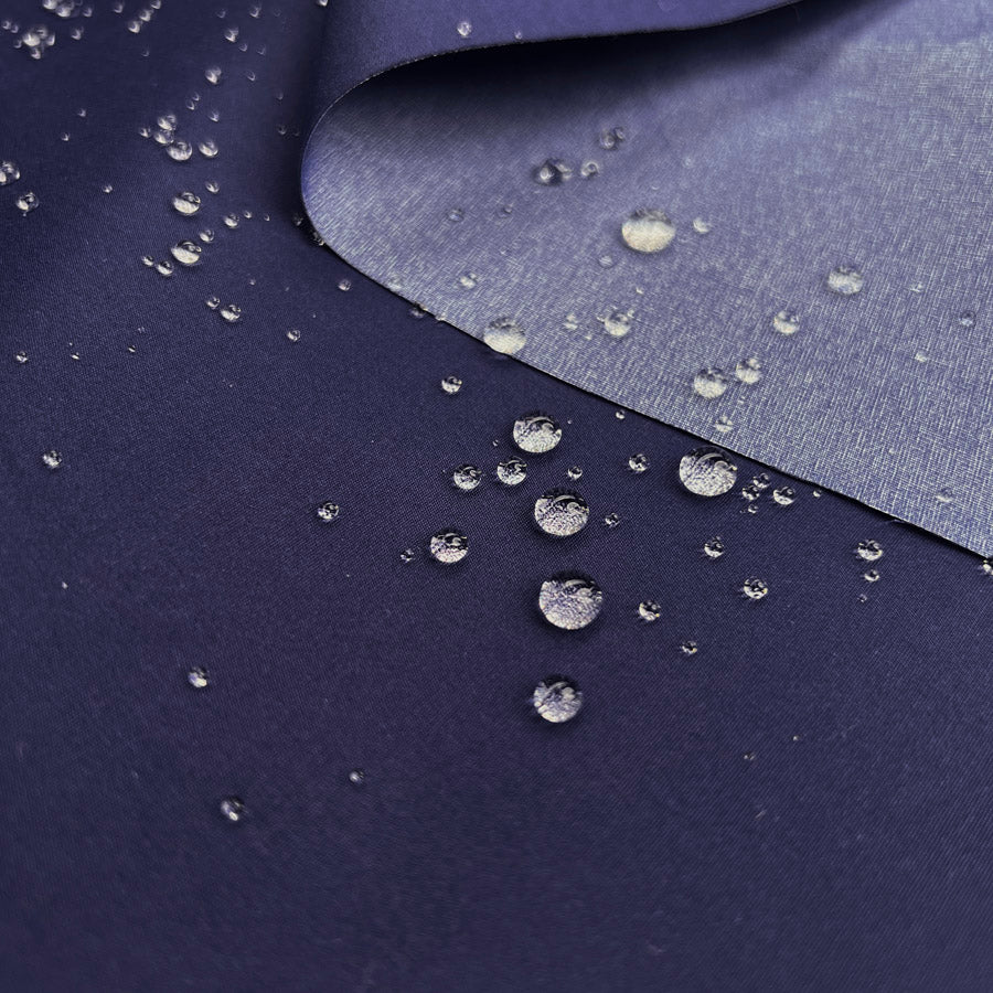 Loro piana cotton waterproof fabric sail away new navy fold
