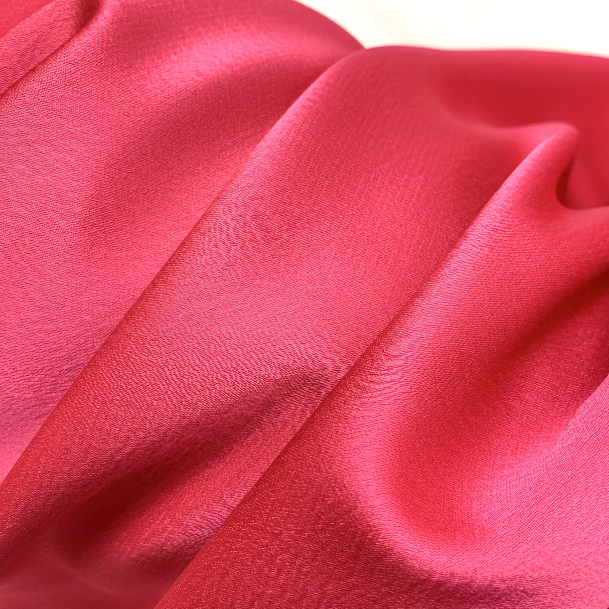Luxury Pink Satin Backed Fabric Fold R