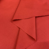 Luxury Ponte Scarlet Red Plain Double Knitted