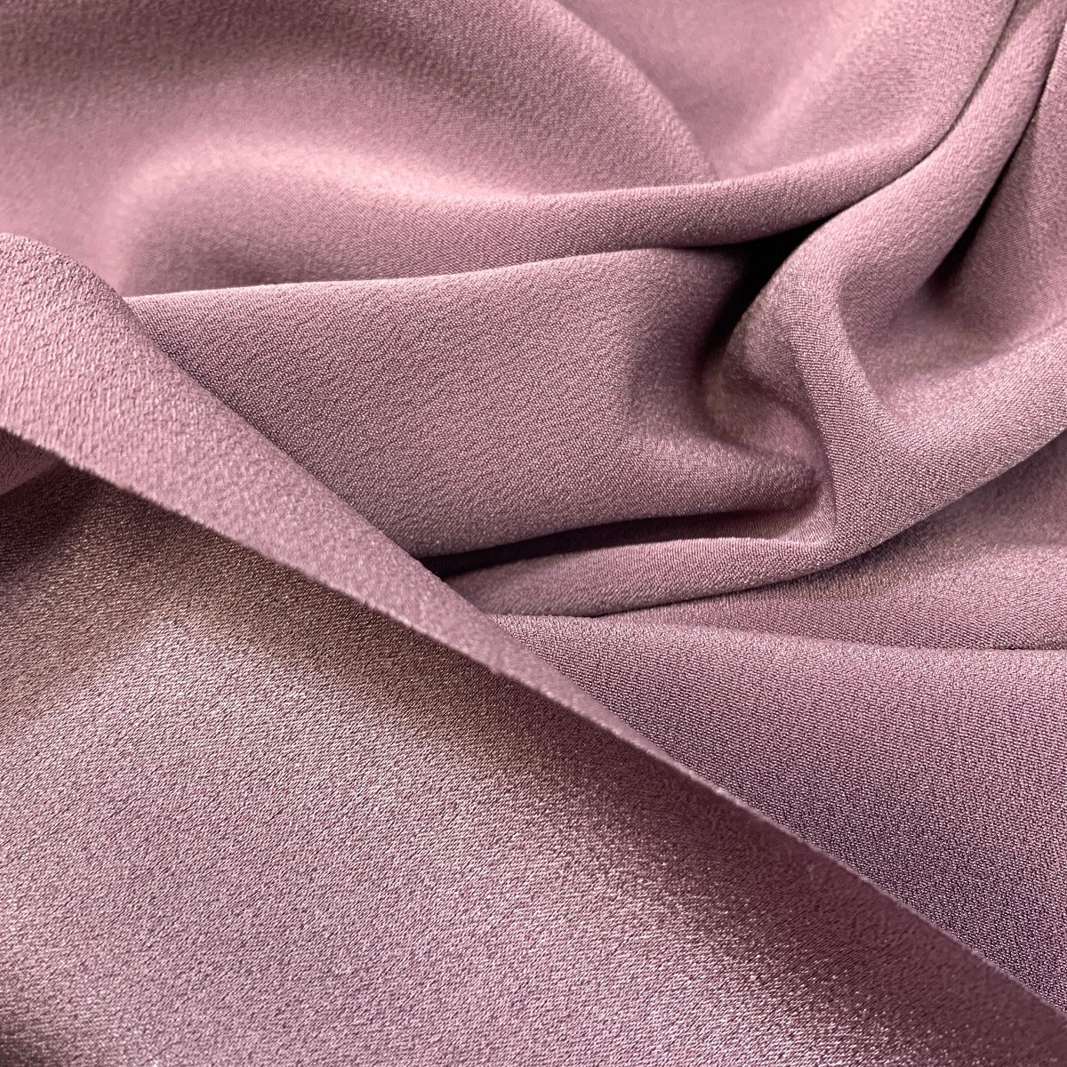 Luxury Satin Backed Crepe Dusky Pink Fold B