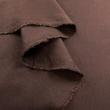 Luxury Ponte Chocolate Oeko Tex Dressmaking Fabric Fold