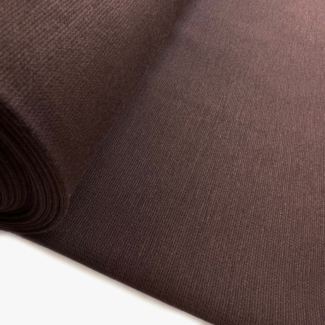 Luxury Ponte Chocolate Oeko Tex Dressmaking Fabric Roll