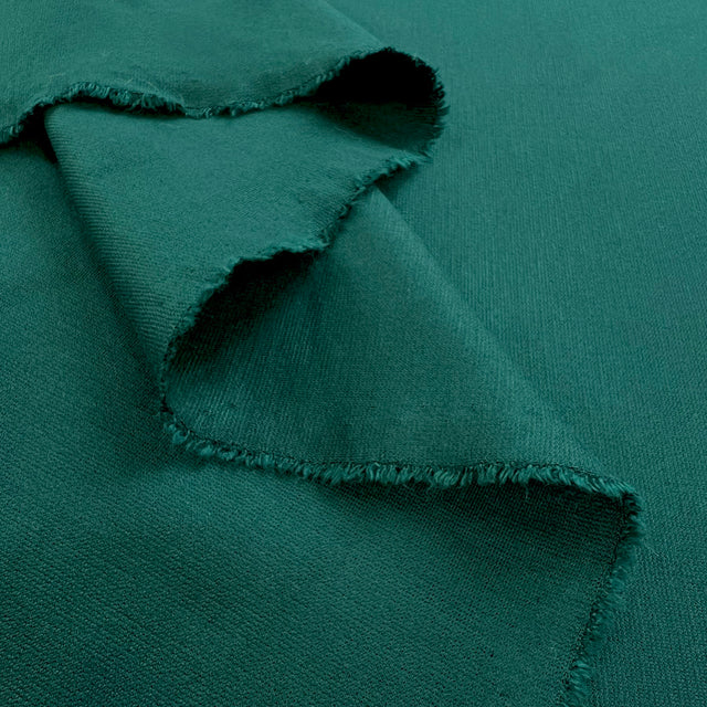 Luxury Ponte Emerald Oeko Tex Dressmaking Fabric Fold