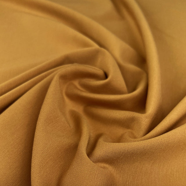 Luxury Ponte Mustard Jersey Knit Fabric