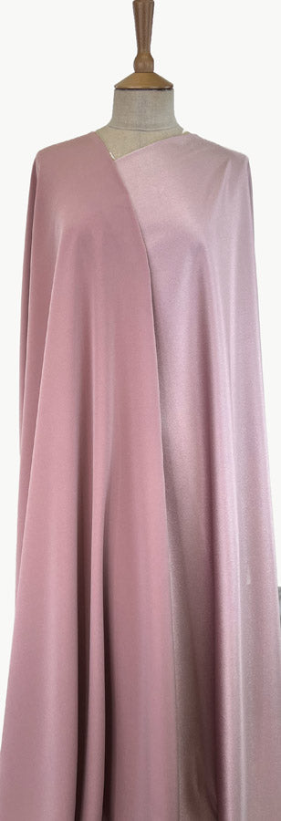 Luxury Satin Backed Crepe Baby Pink Dressmaking Fabric Mannequin