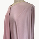 Luxury Satin Backed Crepe Baby Pink Dressmaking Fabric Side