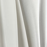 Luxury Satin Backed Crepe Ivory Dress Fabric Cu1