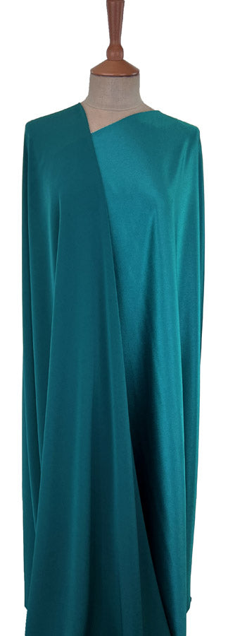 Luxury Satin Backed Crepe Jade Dressmaking Fabric Mannequin