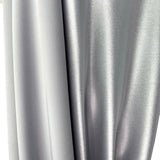 Luxury Satin Backed Crepe Silver Dressmaking Fabric Drape
