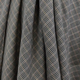 Lyocell Oh So Nice Turkey Check Black Grey Orange Soft Shirting Fabric