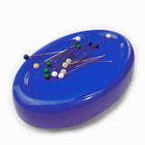 Magnetic Pin Cushion Sewing Accessory Blue 12X8Cm