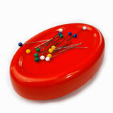 Magnetic Pin Cushion Sewing Accessory Red 12X8Cm