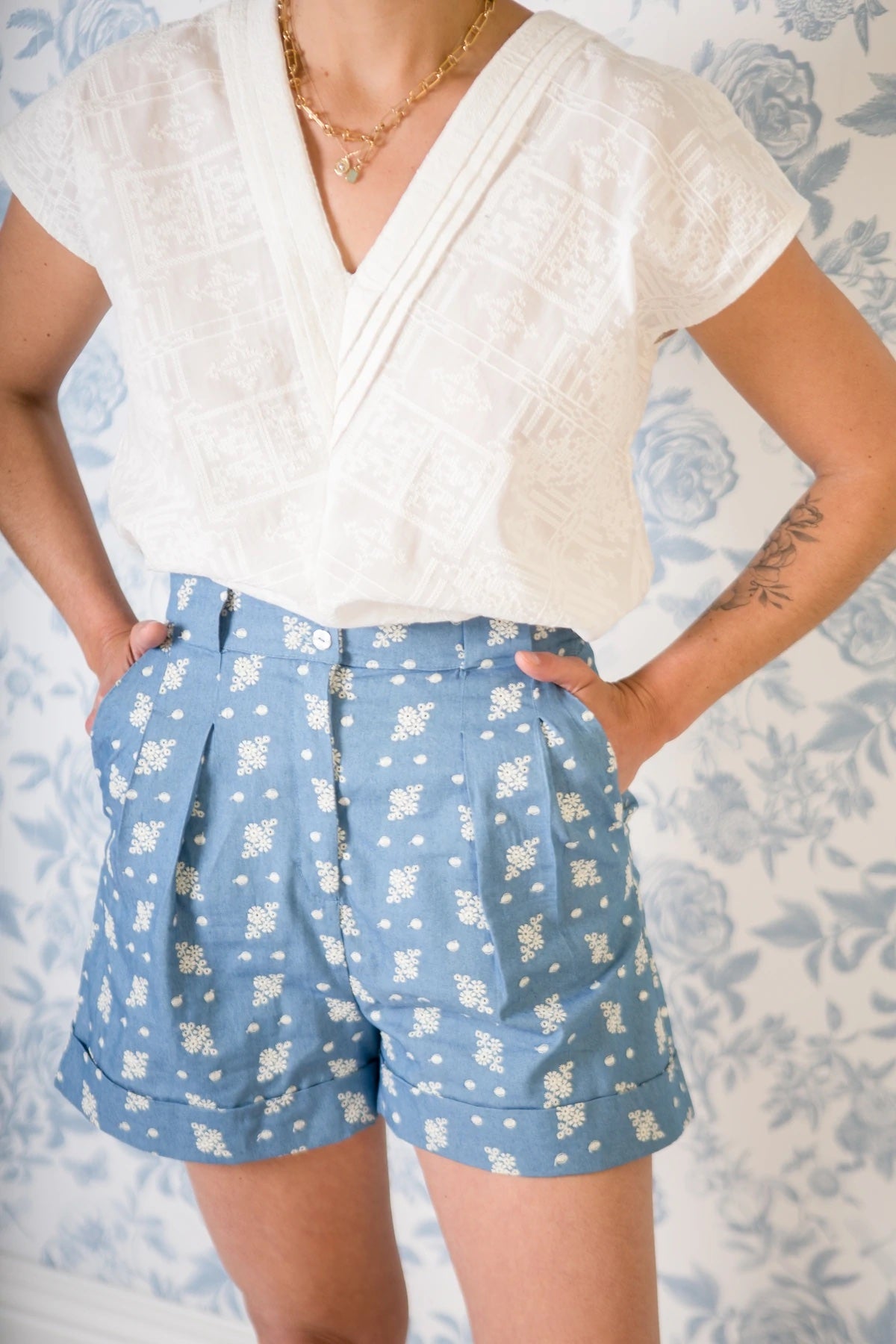 Maison Fauve Belem Trousers Shorts Pattern 4