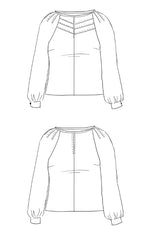 Maison Fauve Chelsea Blouse Sketch