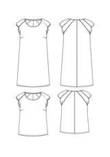 Maison Fauve Da Quiri Dress Blouse Pattern Sketch