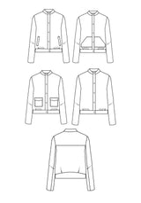 Maison Fauve Dandelion Jacket Pattern Sketch