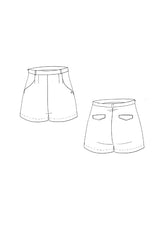 Maison Fauve Grand Bain Shorts Pattern Sketch