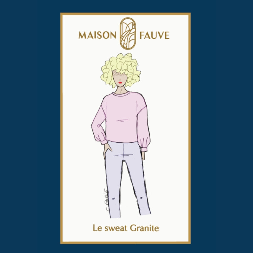 Maison Fauve Granite Sweatshirt Cover