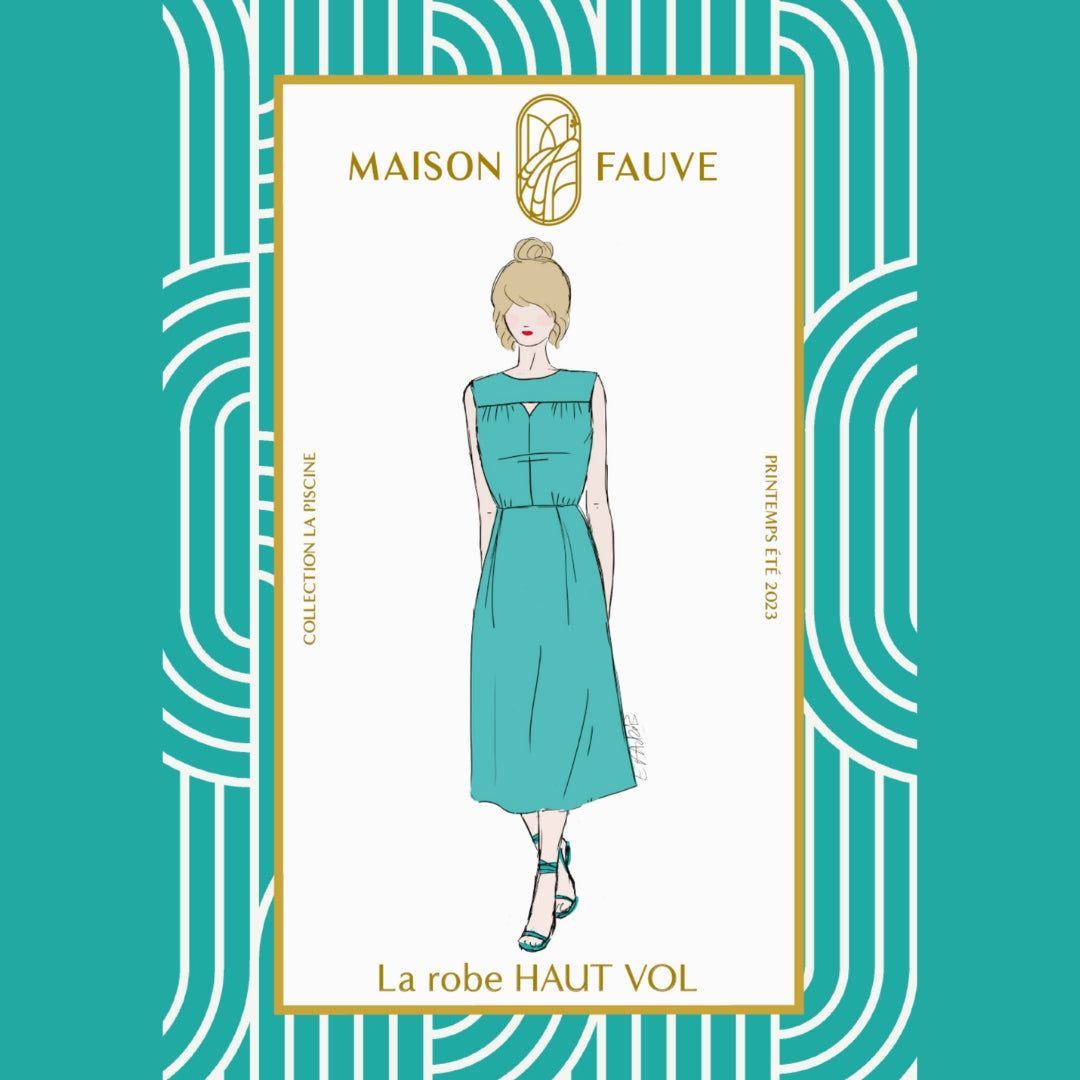 Maison Fauve Hault Vol Dress Sewing Pattern Cover