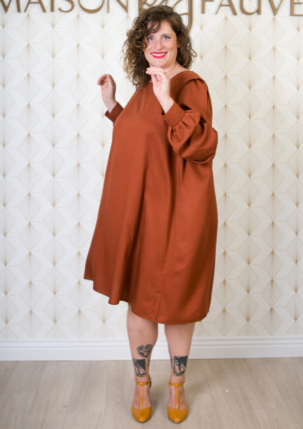 Maison Fauve Lauren Blouse Dress Sewing Pattern 2