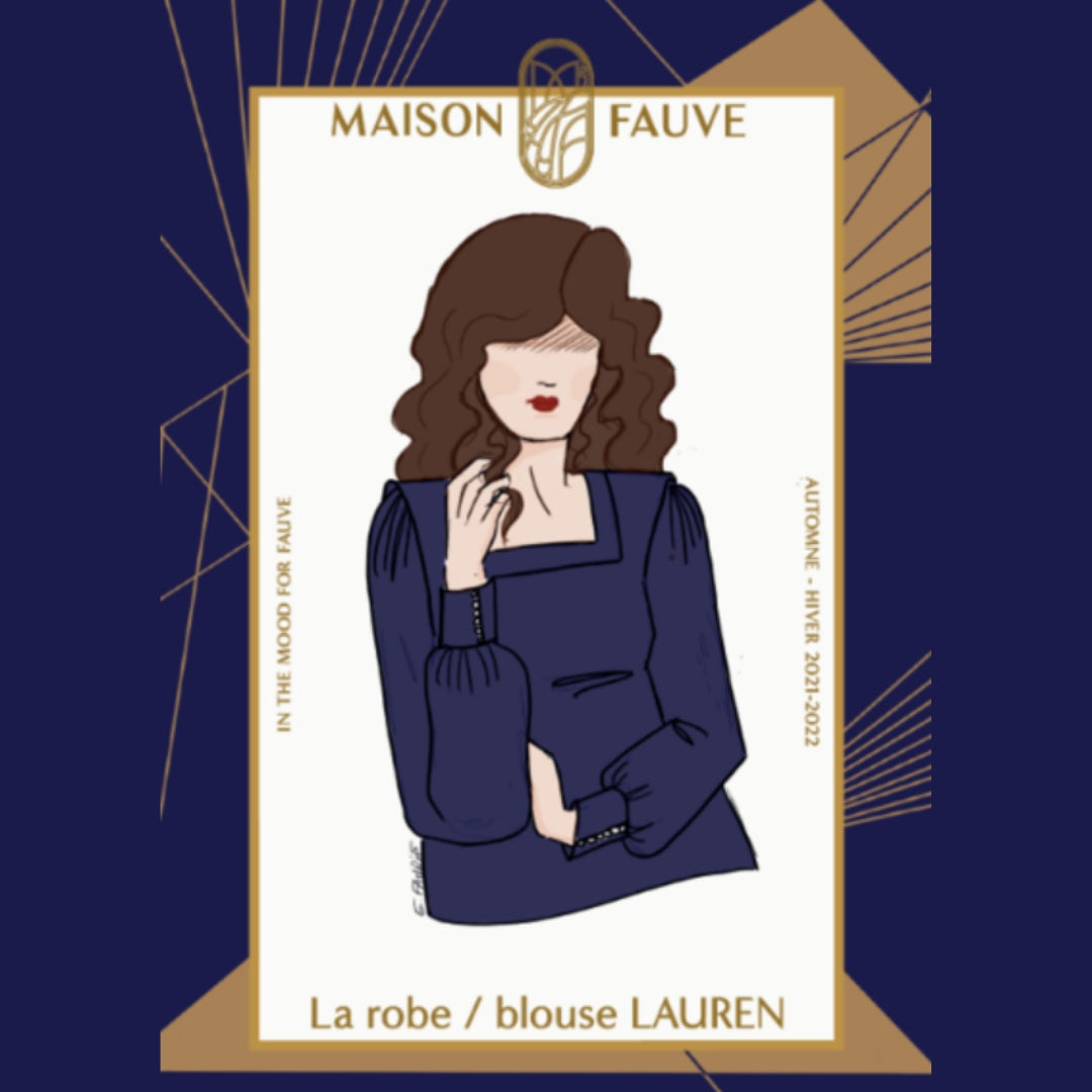Maison Fauve Lauren Blouse Dress Sewing Pattern Cover