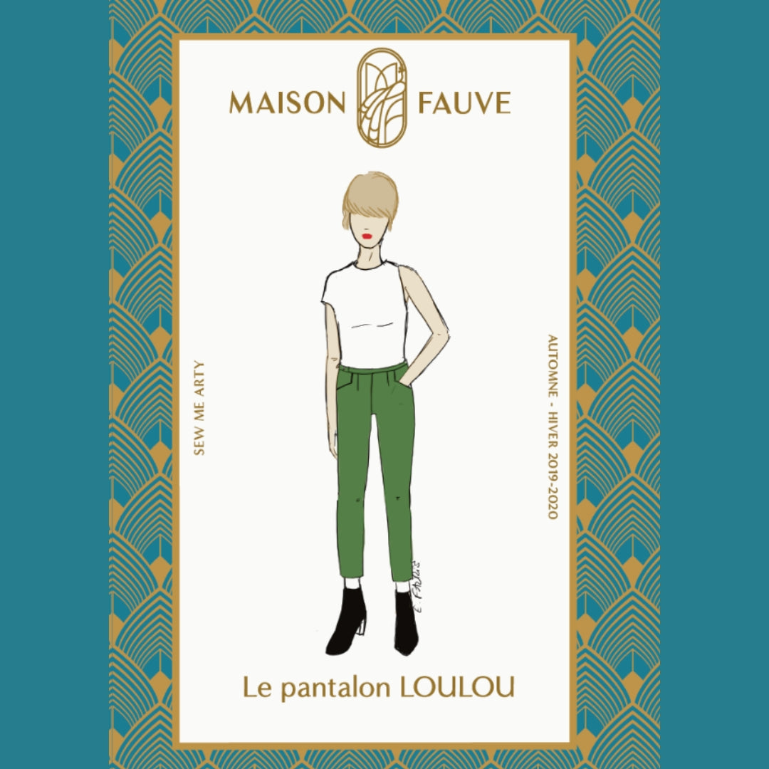 Maison Fauve Loulou Cigarette Trousers Sewing Pattern Cover