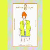 Maison Fauve Mimosa Blazer Sewing Pattern Cover