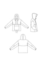 Maison Fauve Rafale Windbreaker Pattern Sketch