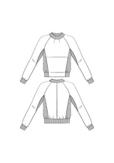 Maison Fauve Ressac Sweatshirt Pattern Sketch