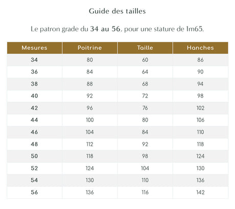 Maison Fauve Size Chart 34 56 5582D3De 5808 4482 A1Fa 8C8134C48057