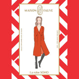 Maison Fauve Soho Wrap Dress Pattern Cover