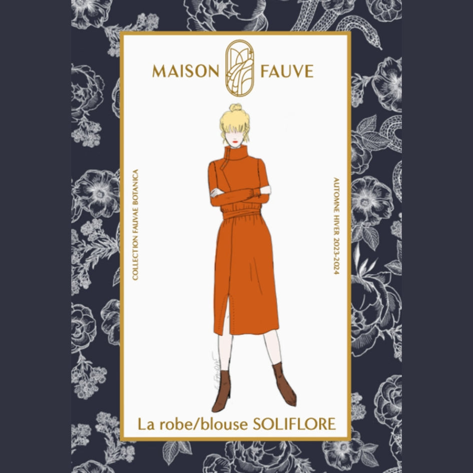 Maison Fauve Soliflore Dress Blouse Pattern Cover