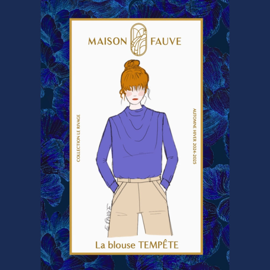 Maison Fauve Temp Te Blouse Pattern Cover