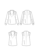Maison Fauve Temp Te Blouse Pattern Sketch