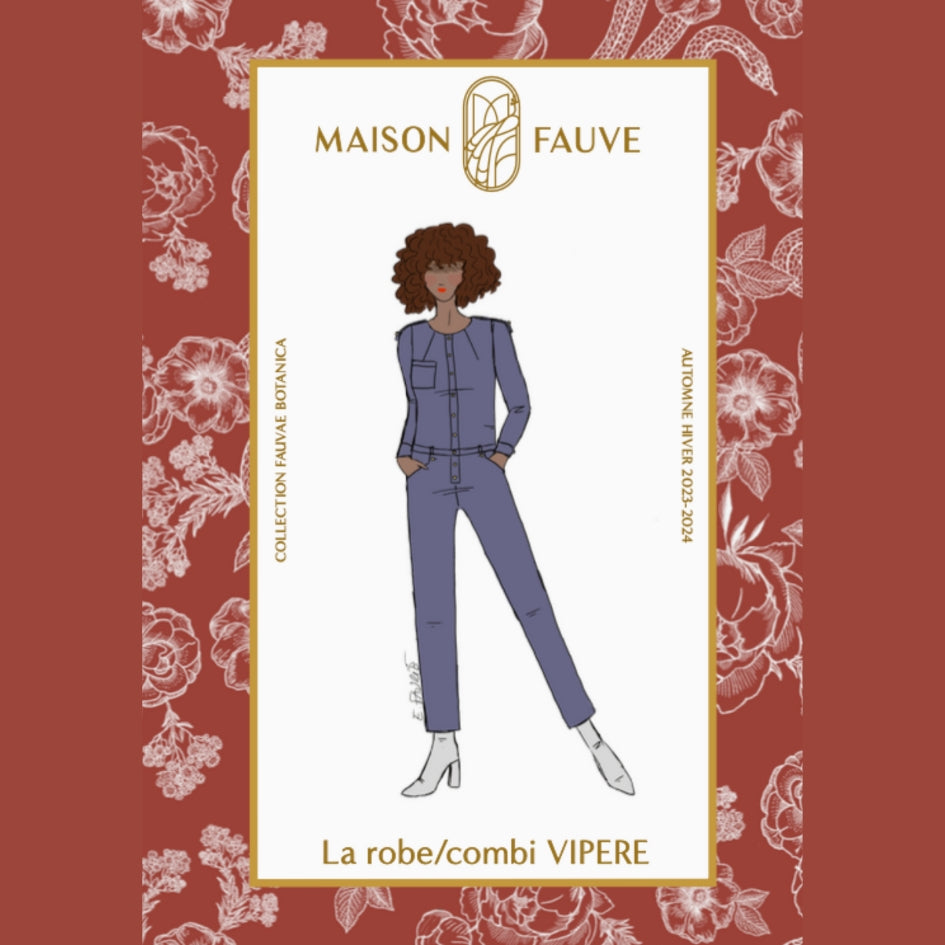 Maison Fauve Vip Re Jumpsuit Dress Pattern Cover