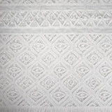 Martinique White Cotton Embroidered Summer Kaftan Holiday Dress Wear Fabric