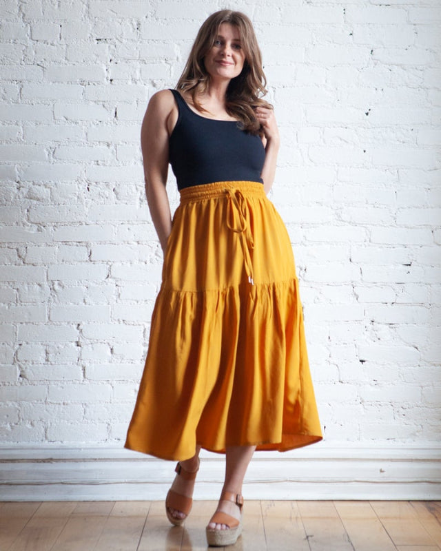 Mave Skirt Pattern Size 0 18 By True Bias Model 1