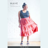 Mave Skirt Pattern Size 14 30 By True Bias Front Cover 2